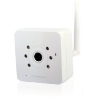 An IP camera, is a type of digital video camera commonly used for surveillance, and, unlike analog closed-circuit television (CCTV) cameras, can send and receive data via a computer network and the Internet. Although most cameras that do this are webcams, the term IP camera or netcam is usually applied only to those used for surveillance that can be directly accessed over a network connection.