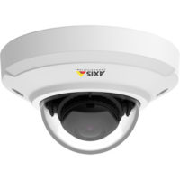 The Axis Communications M3045-V is a mini dome network camera designed to provide high-resolution video surveillance. It records up to 1920 x 1080 resolution video at 30 fps in a 106° field of view, enabling you to monitor a wide area. It's suitable for use in professional/business environments, such as offices and retail stores.
